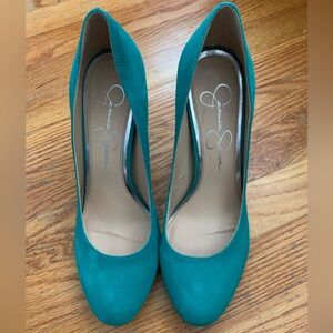 Jessica Simpson Teal Pump/heels